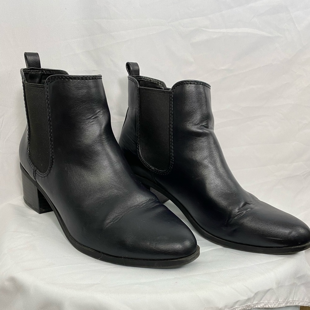 Faux Leather Boots